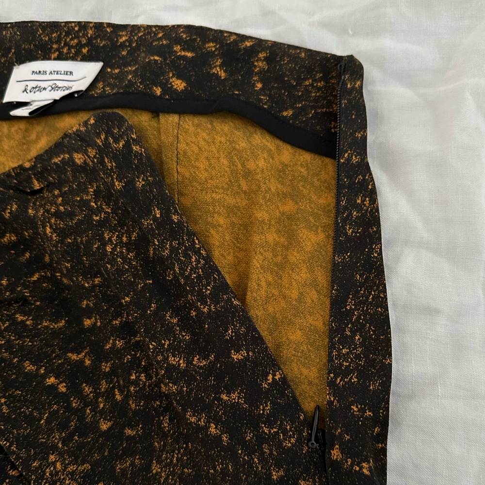 & OTHER STORIES Print Draped Midi Skirt Sz0 - Picture 5 of 9